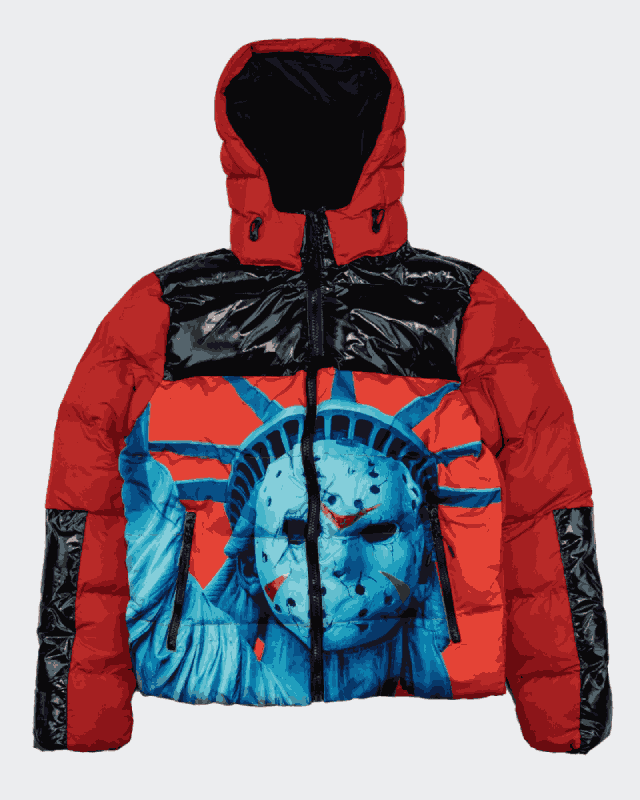 Unisex Liberty For All Bubble Red Jacket