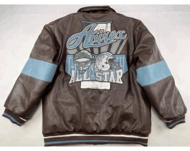 Vintage Brown Faux Leather Jacket
