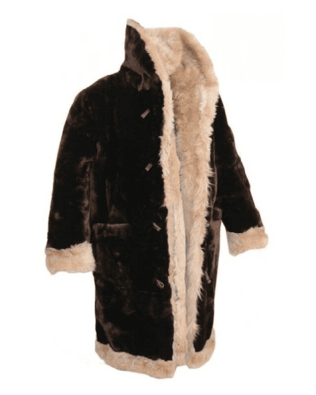 Vin Diesel Movie XXX Return of Xander Cage Long Shearling Fur Coat