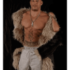 Vin Diesel Movie XXX Return of Xander Cage Long Shearling Fur Coat