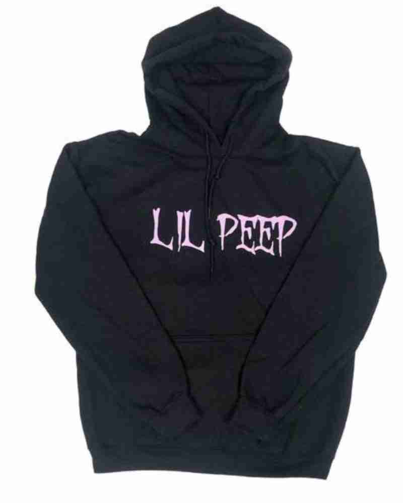 Lil Peep Black Logo Hoodie