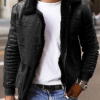 Men’s Casual Black Fur Collar Jacket