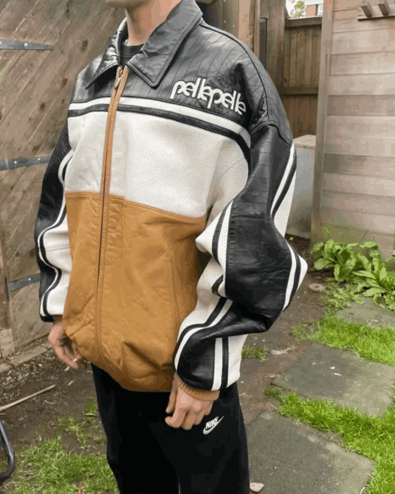 Pelle Pelle ColorBlocked Leather Jacket