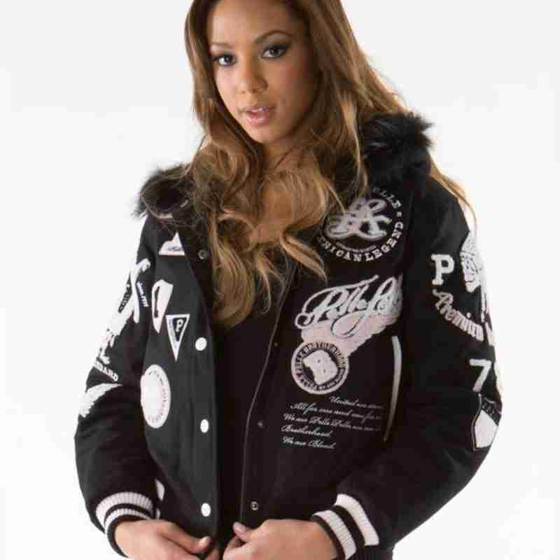Pelle Pelle Women American Legend Black Hooded Jacket