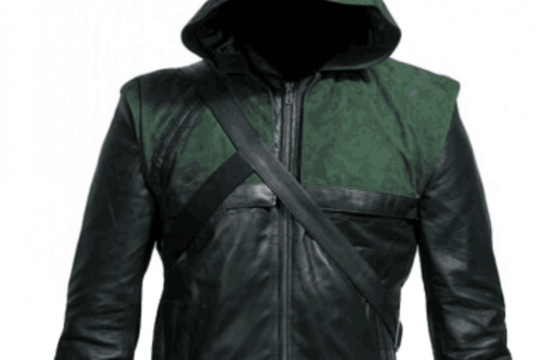 Stephen Amell Green Arrow TV Series Leather Jacket