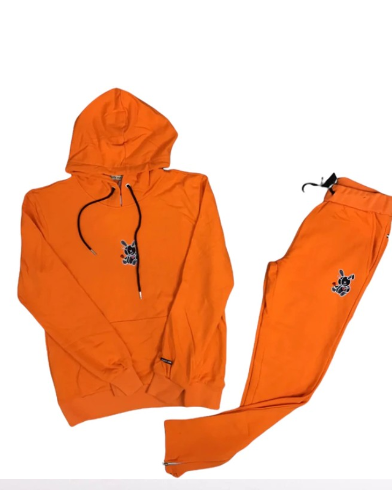 Bkys Orange Lucky Charm Jogger Fleece Outfit