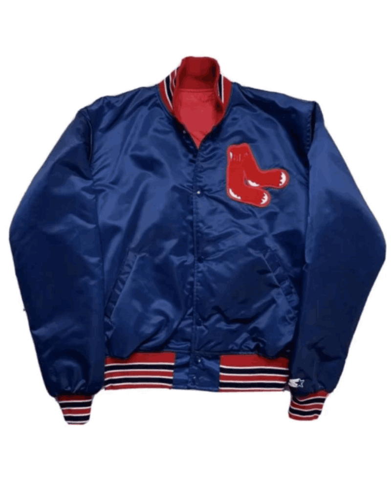 Boston Red Sox 80’s Blue Satin Jacket