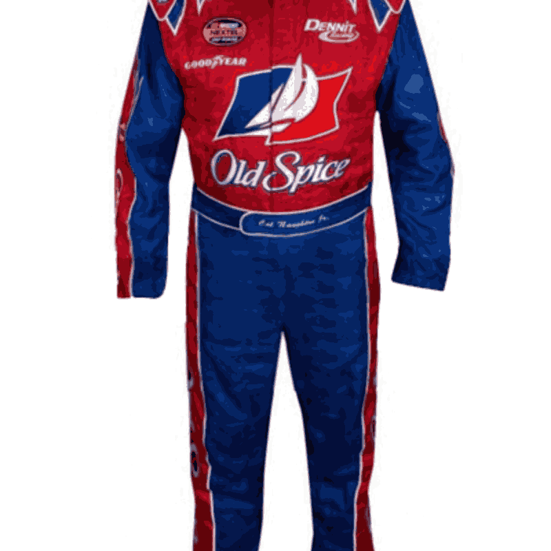 Talladega Nights John C. Reilly Old Spice Driver Racing Leather Costume
