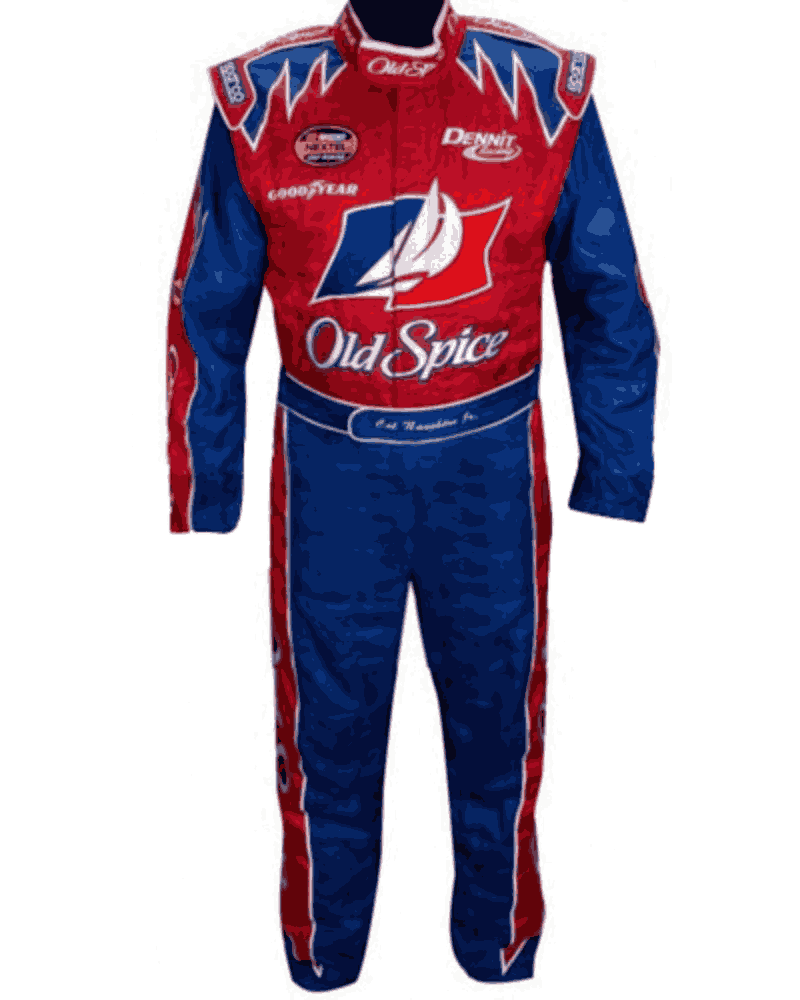 Talladega Nights John C. Reilly Old Spice Driver Racing Leather Costume