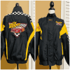 Dr. Pepper Vintage 90s Racing Full Zip Up Checkered Jacket