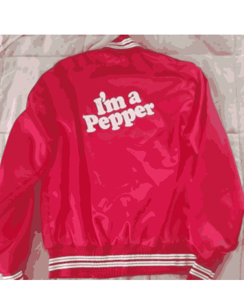 Dr. Pepper Vintage1970’s Silk Bomber Jacket