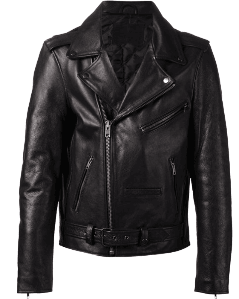 American Rapper G-Eazy Black Biker Leather Jacket
