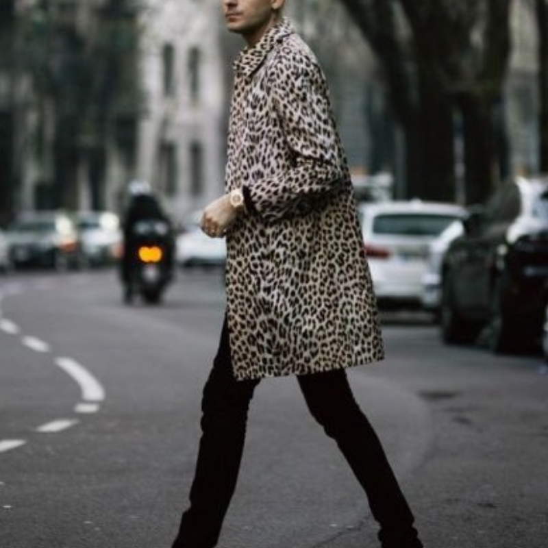 The James Dean Of Rap Music G-Eazy G-Eazy Leopard Print Coat