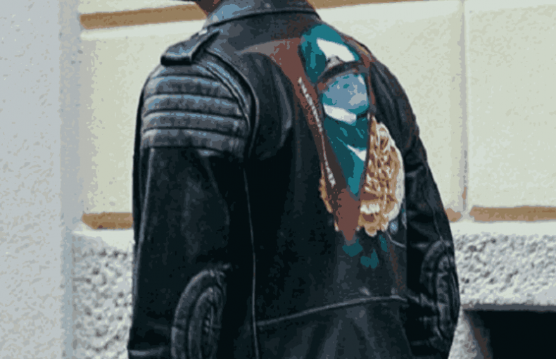 G-Eazy Milan Valentino Undercover Black Leather Jacket