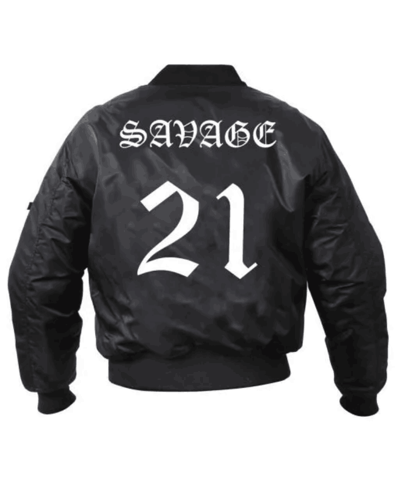 Men’s 21 Savage Bomber Jacket
