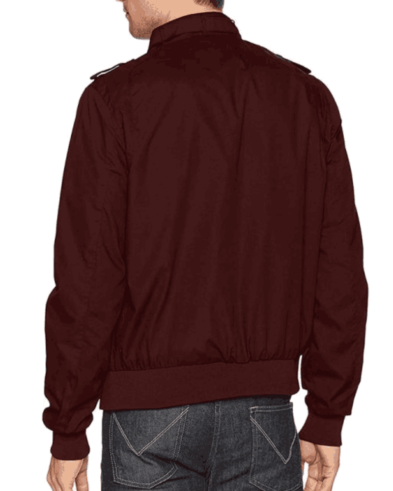 G4 Bomber Burgundy Cotton Jacket for Men