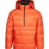 Men's Winter Classic Orange Puffer Hooded Jacket