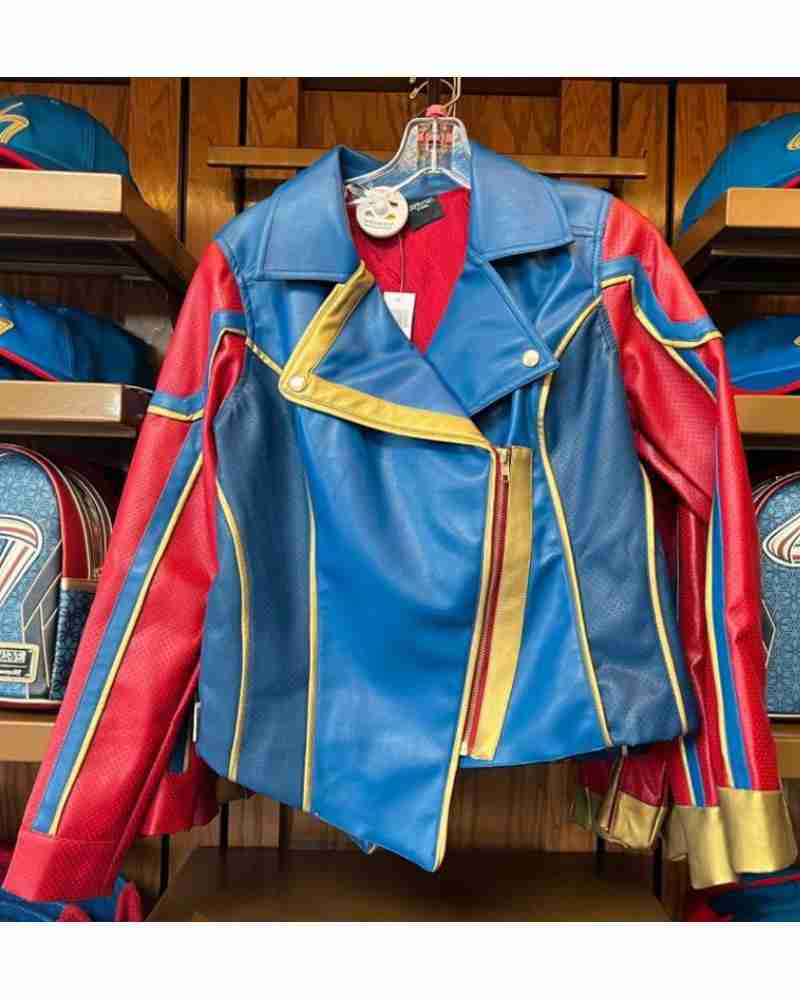 Ms. Marvel Biker Leather Jacket