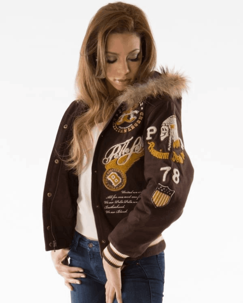 Pelle Pelle American Legend Limited Edition Brown Wool Jacket