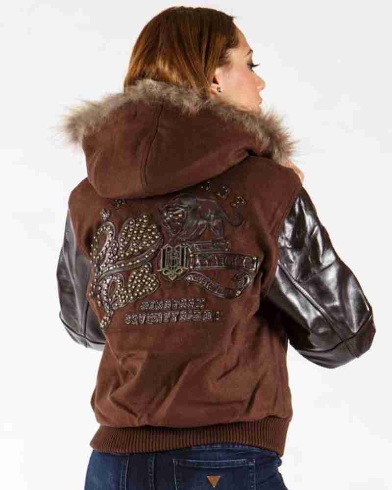 Pelle Pelle Legendary Custom Made Brown Varsity Jacket