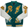 Runtz All County Varsity Green Wool Jacket
