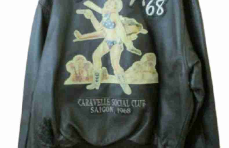 A-2 Men’s Flight Black Leather Jacket