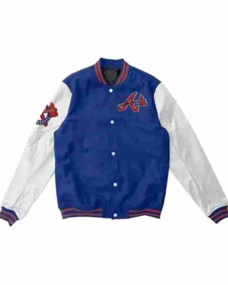 Atlanta Club Varsity Blue & White Jacket