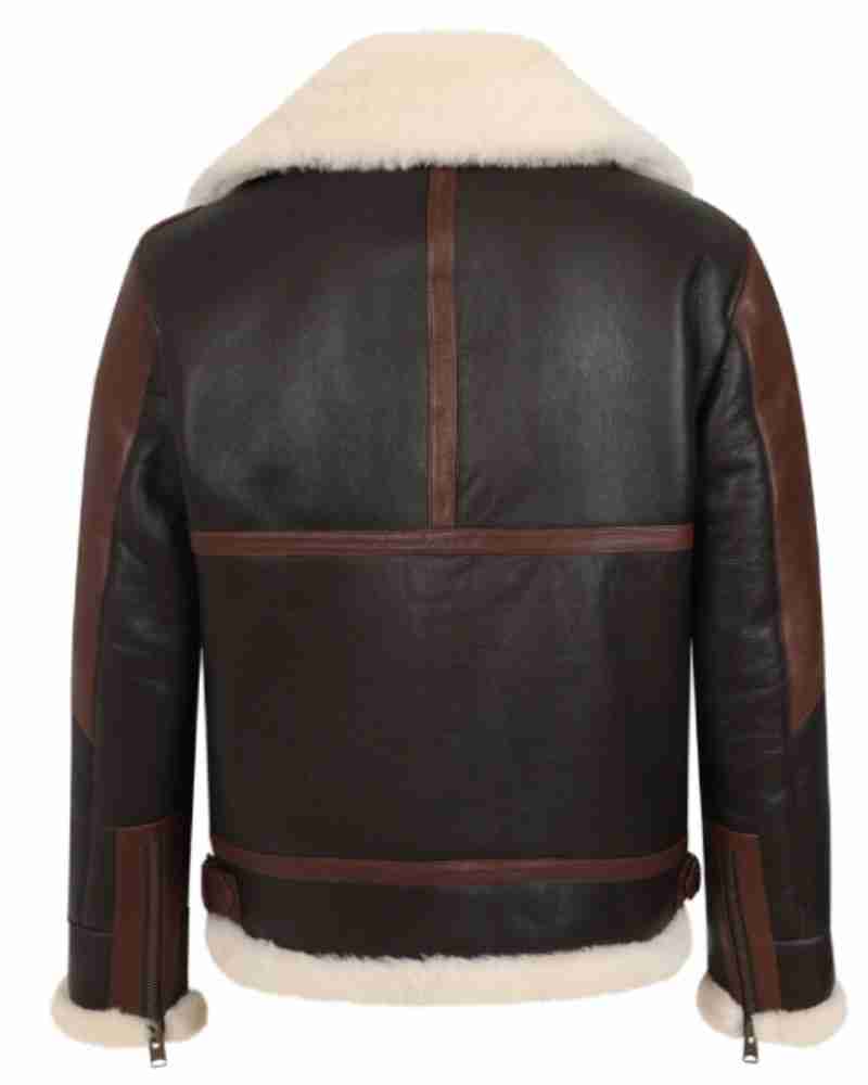 Bomber Shearling Leather Jacket