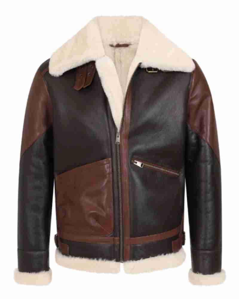 Bomber Shearling Leather Jacket
