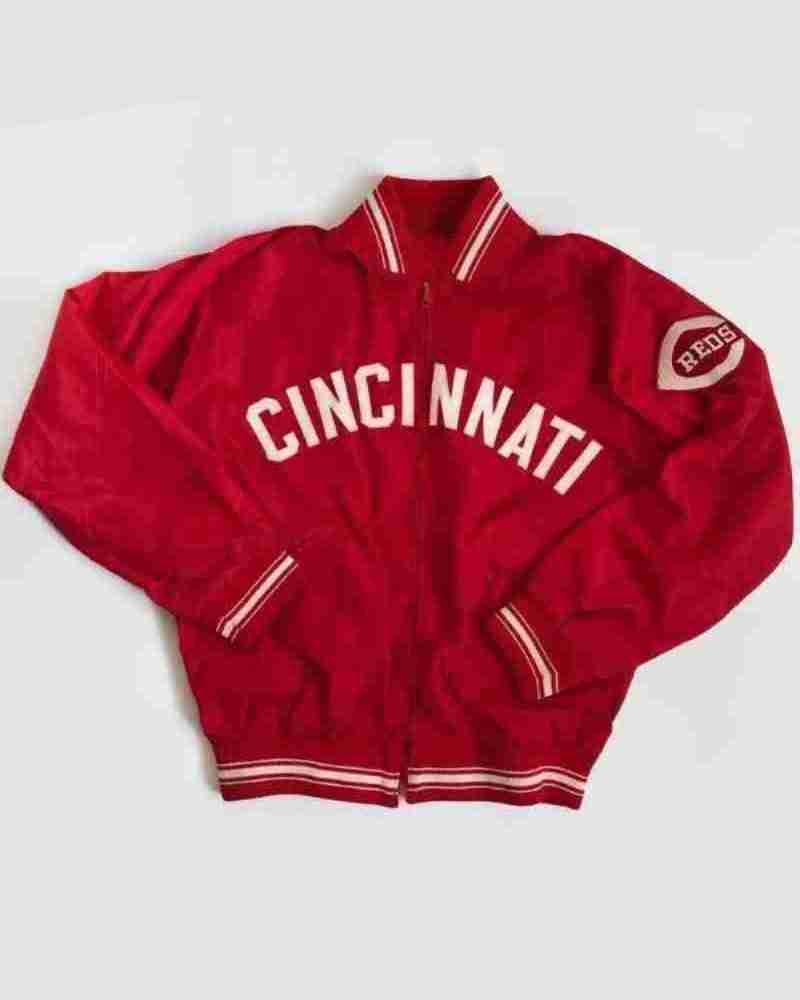 Cincinnati Reds MLB Wilson Satin Baseball Jacket