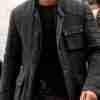 Divergent Allegiant Theo James Black Real Leather Jacket