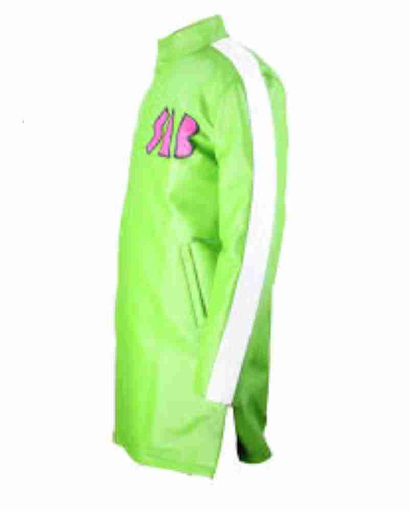 Dragon Ball Super Broly Vegeta Sab Green Leather Jacket Goku Sab For Men
