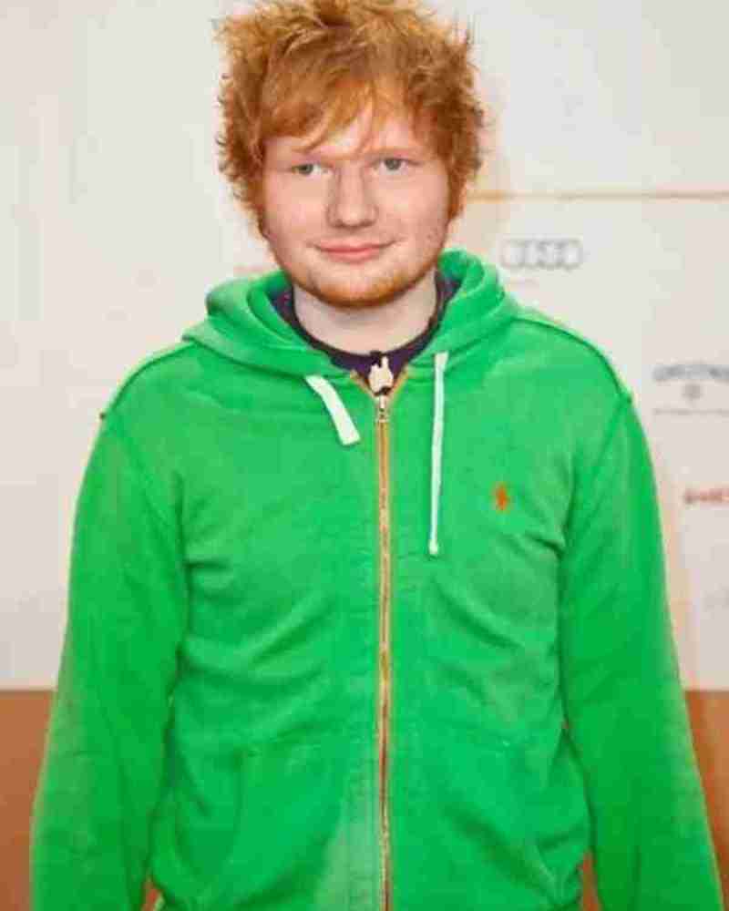 Ed Sheeran Green Fleece Hoodie