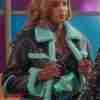Girls5eva S02 Renée Elise Goldsberry Shearling Leather Black Jacket