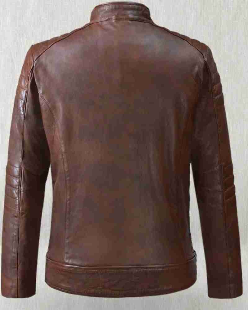 Firefly Moto Spanish Brown Leather Jacket