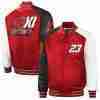 Men’s Starter Red/Black Racing The Reliever Full-Snap Jacket