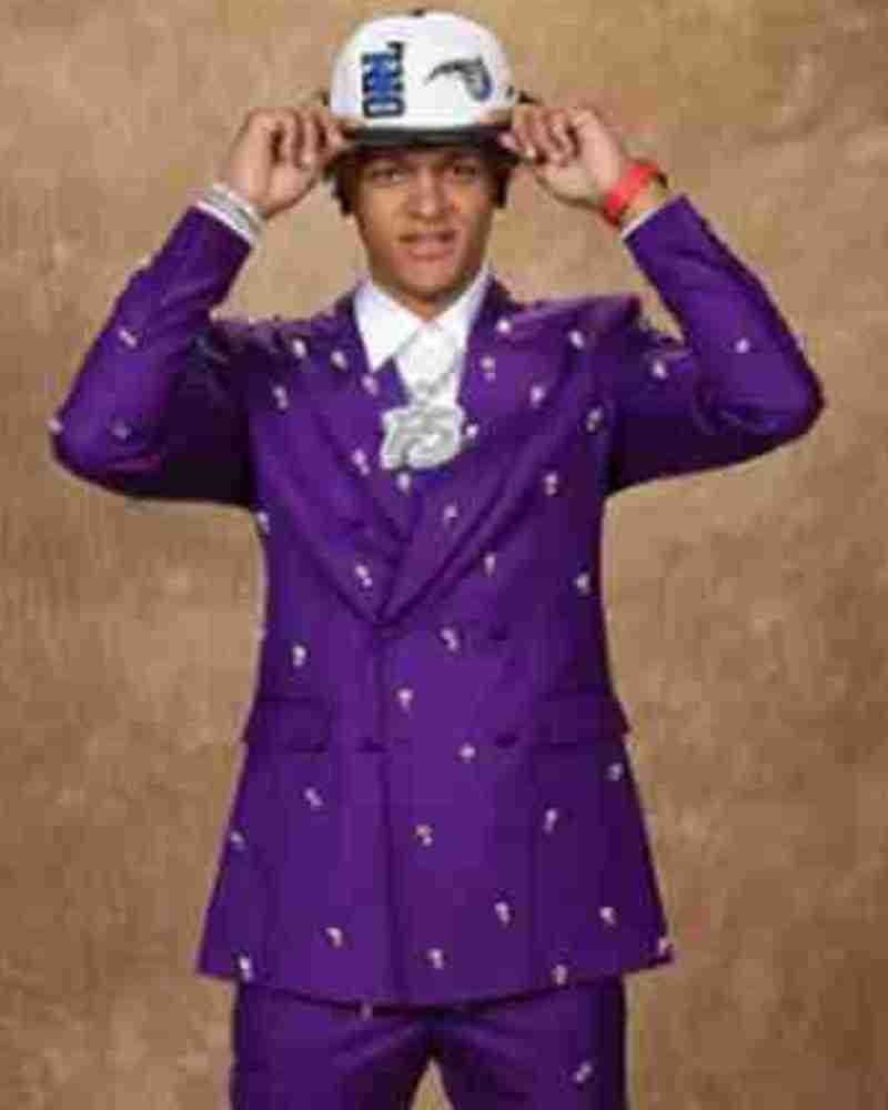 NBA Diamond Paolo Banchero Purple Blazer