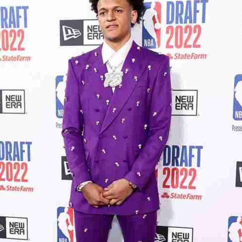 NBA Diamond Paolo Banchero Purple Blazer