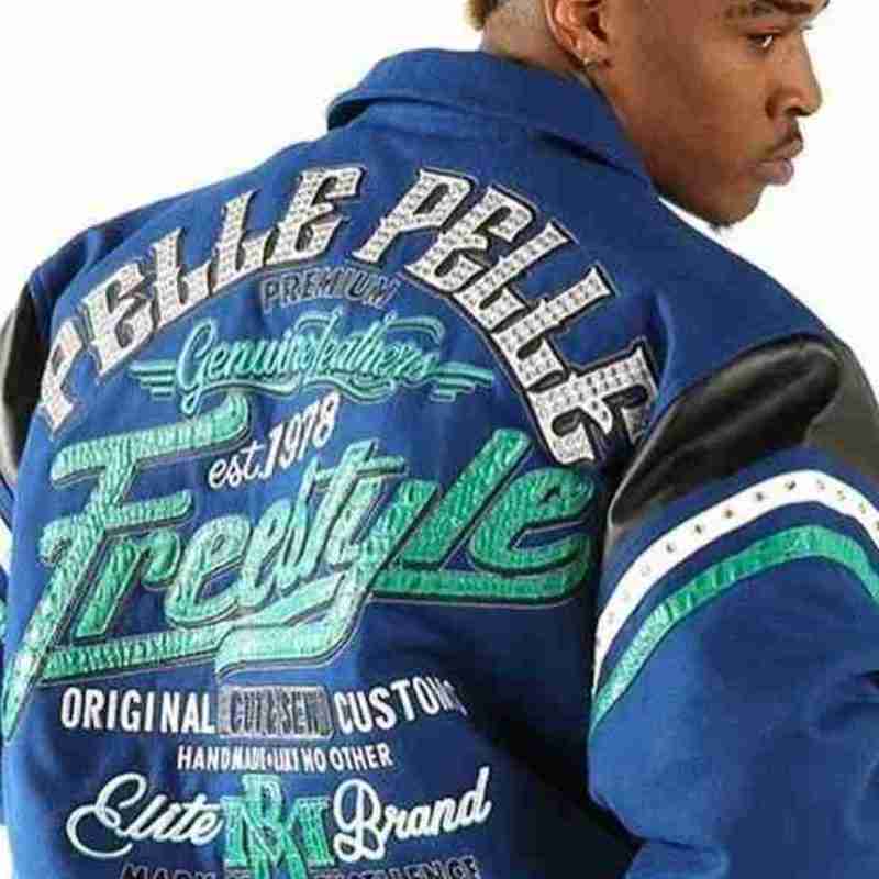 Pelle Pelle Freestyle Woolen Blue Jacket