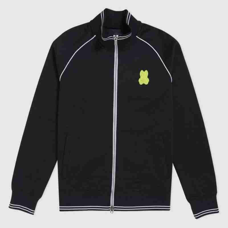 Psycho Bunny Black Wool Jacket 