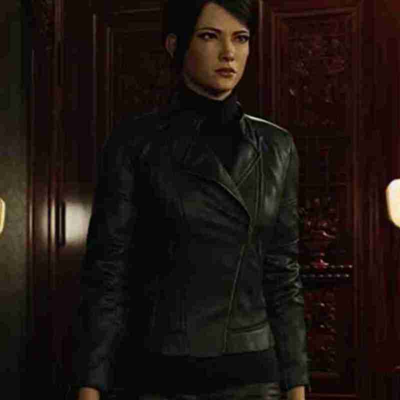 Resident Evil Infinite Darkness Shen May Leather Jacket