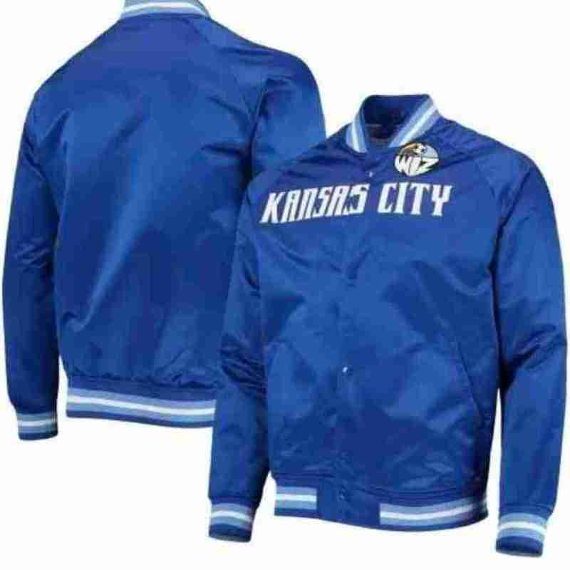 Sporting Kansas City Royal Blue Satin Jacket