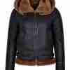 Brown B-3 Flying Jacket for Women