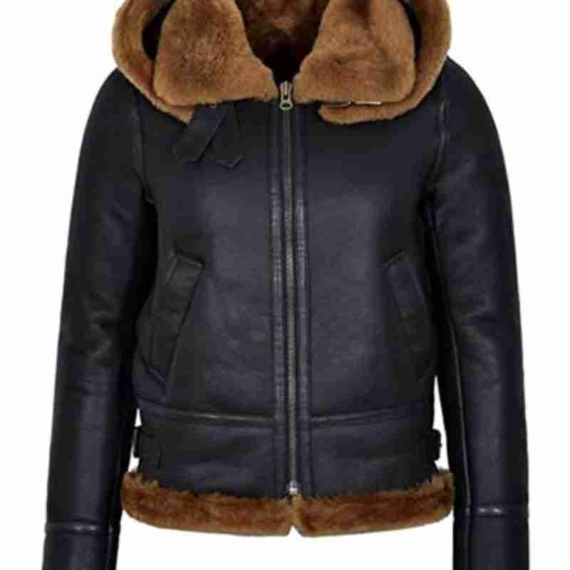 Brown B-3 Flying Jacket for Women