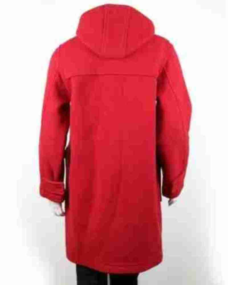 Women’s Duffle Red Wool Coat