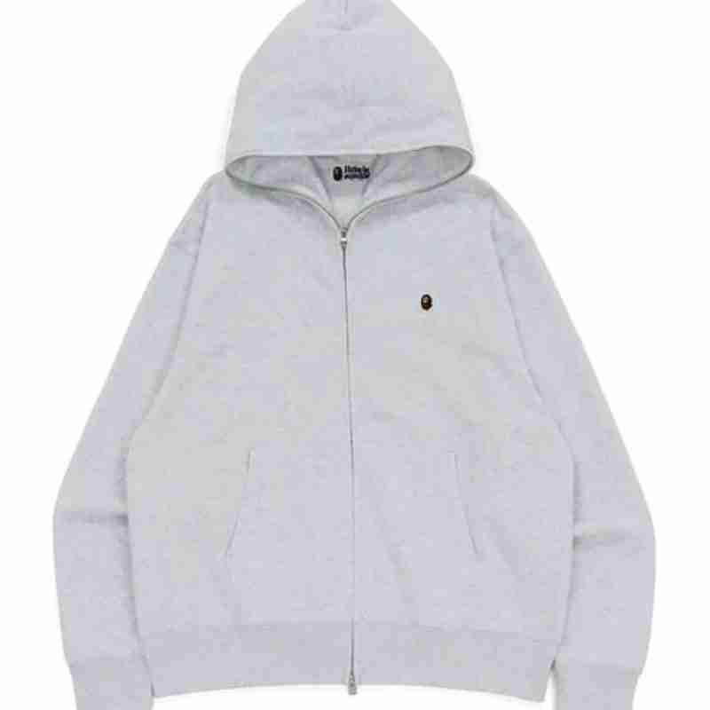 APE HEAD ONE POINT RELAXED FIT FULL ZIP HOODIE