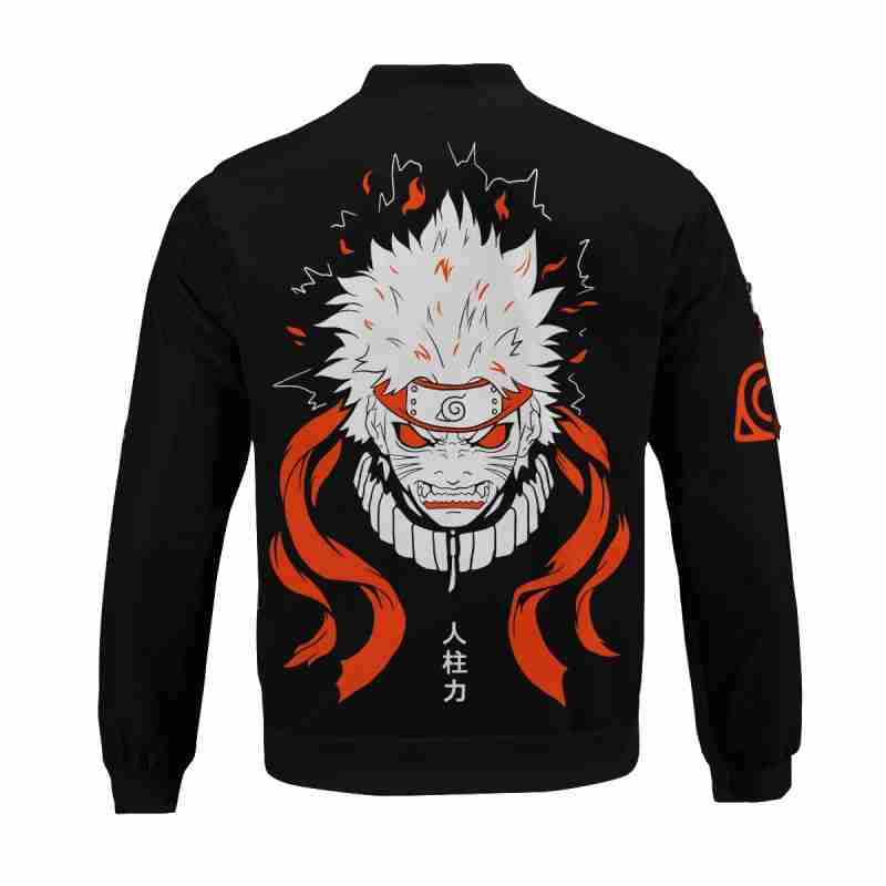 Anime Dark Naruto Black Bomber Jacket