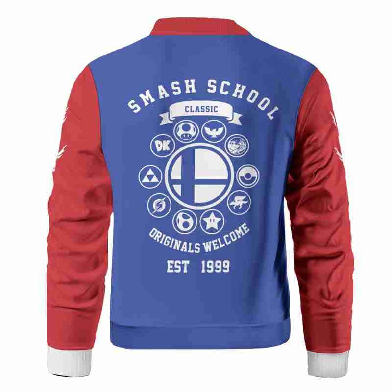 Anime Smash Bros School Bomber Jacket