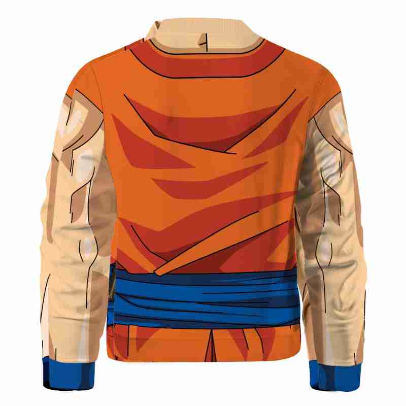 Anime Son Goku Buff Bomber Orange Jacket