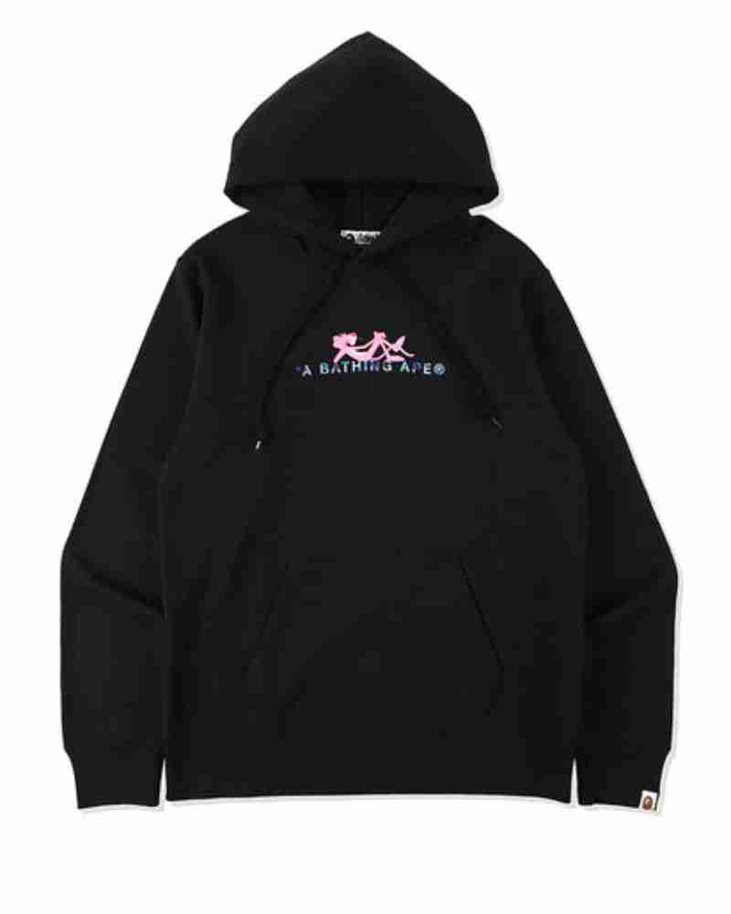 BAPE X PINK PANTHER PULLOVER HOODIE MENS